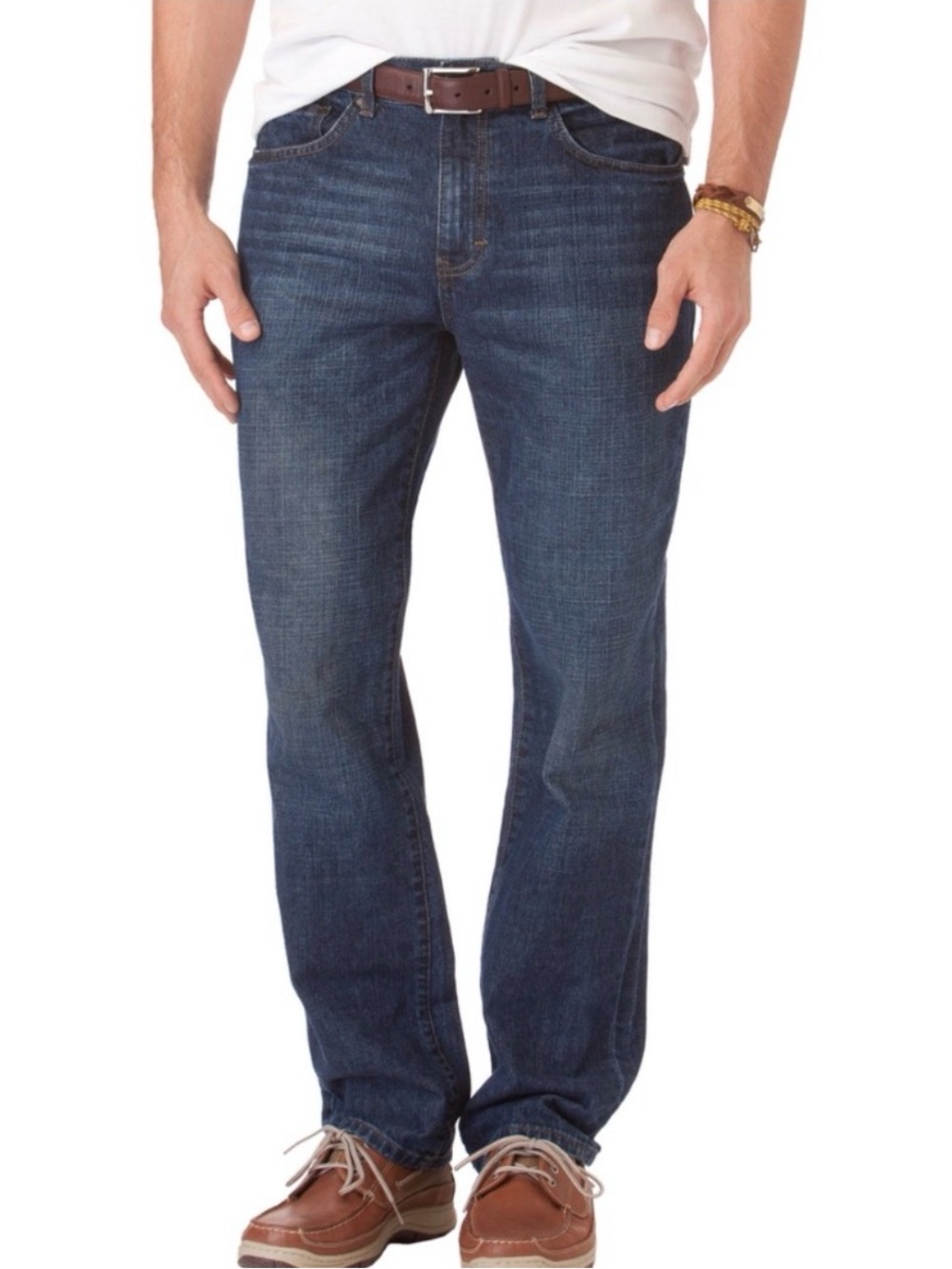 CHAPS DENIM STRAIGHT FIT 34X32 MSRP $79